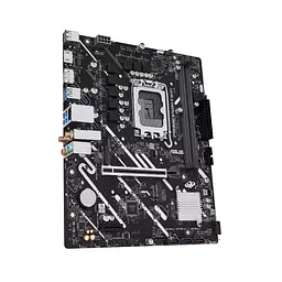 ASUS Материнська плата PRIME B760M-F WIFI s1700 B760 2xDDR5 M.2 HDMI DP Wi-Fi BT mATX - мініатюра 3