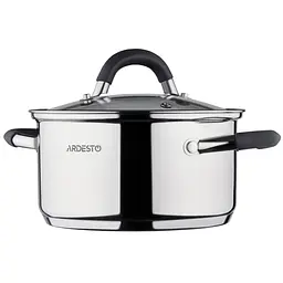 Каструля Ardesto Gemini Salerno зі скляною кришкою 1.2 л (AR1912CS) - мініатюра 2