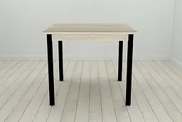 Кухонний стіл Ferrum-decor Агата 75x80x80 Чорний ДСП Сонома 16мм (FRD-106255) - мініатюра 3