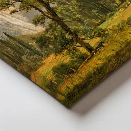 Інтер'єрна картина Водоспад Брайдл-Вейл, Альберт Бірштадт, Albert Bierstadt, репродукція картини, 60×80 см (id7007) - мініатюра 4