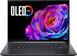 Ноутбук ACER Swift X 14 AI OLED SFX14-61G-R6EF, AMD Ryzen AI 7 350 до 5.0GHz, 14.5" 2.8K Touch, 32GB, SSD 2TB, NVIDIA GeForce RTX 5060 8GB, Windows 11 Home - мініатюра 2