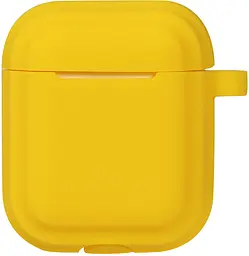 Кейс TOTO Plain Cover With Stripe Style Case AirPods Yellow - мініатюра 3