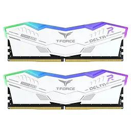 Пам'ять 16Gb x 2 (32Gb Kit) DDR5, 6000 MHz, T-Force Delta RGB, White Team teh0023989