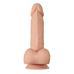 Реалістичний фалоімітатор на присосці Baile Beautiful Encounter Bahamut Dildo Flesh, 21.8 см (тілесний) - мініатюра 5