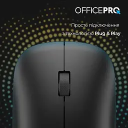 Миша OfficePro Silent Click Wireless Black (M225B) - мініатюра 7