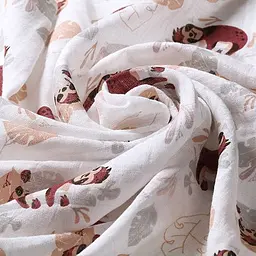 Пелюшки BabyOno муслинові бавовняні 70х70 см 3 шт. сірі (348/10) - мініатюра 5