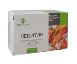 Дієтична добавка Elit-Pharm Лецитин 50 капсул