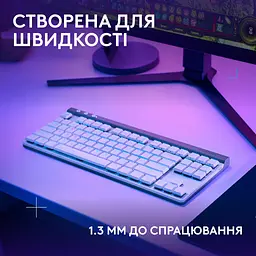 Клавіатура Logitech G515 TKL Lightspeed Tactile Bluetooth UA White (920-012539) - мініатюра 3