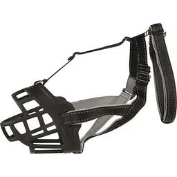 Намордник для собак Trixie Muzzle Flex гумовий M чорний (17612) - мініатюра 2