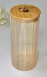 Банка Бурштинове кільце 1100 мл 9x20 см
