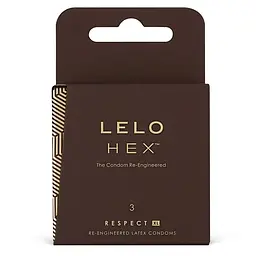 Презервативи Lelo Hex Respect XL, 3 шт