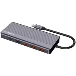 Порт-реплікатор Canyon Docking Station DS-16 13 in 1 4K USB-C hub (CNS-TDS16) - мініатюра 4