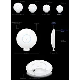Точка доступу Wi-Fi Ubiquiti UniFi U6 PLUS (U6-PLUS) - мініатюра 4