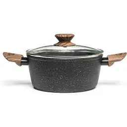 Каструля Hölmer Natural кована з кришкою 2,5 л (CR-1325-FAMWL Natural)