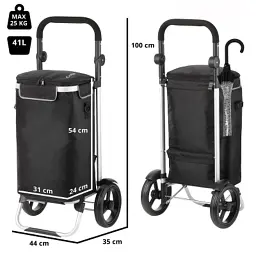 Сумка-візок ShoppingCruiser Allround 41 л Black (930022) - мініатюра 3
