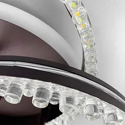 LED світильник coffee на 3 кільця з хромованою смужкою d30 см Line.F A 55063/3С RGB CF+CR - мініатюра 9