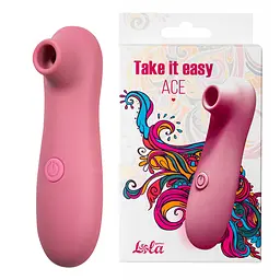 Вакуумний стимулятор клітора Lola games Take It Easy рожевий - мініатюра 5