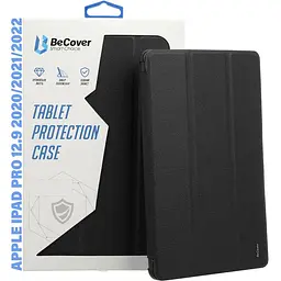 Чохол-книжка BeCover Soft Edge TPU з кріпленням Apple Pencil для Apple iPad Pro 12.9 2020/2021/2022 Black (711708) - мініатюра 5