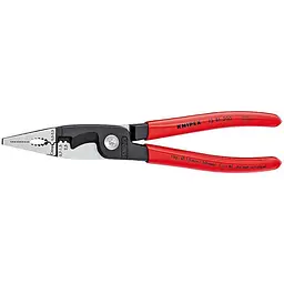 Електромонтажні кліщі фосфатовані, чорного кольору 200 мм Knipex 13 81 200