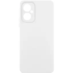 Чохол Silicone Cover Lakshmi Full Camera (AA) для Motorola Moto G55 5G Білий / White