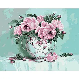 Картина за номерами ArtCraft Трояндова свіжість 10618-AC 40х50 см