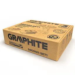 Шурупокрут-дриль акумуляторний Graphite Energy+ 18В 1х2 А/г 44 Нм 0-350 0-1250 об/хв ЗП 1.2кг - мініатюра 10