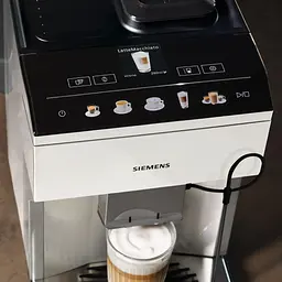 Siemens Кавомашина 1.9л, зерно+мелена, автомат.капучинатор, авторецептів - 10, білий - мініатюра 4