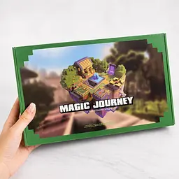 Магнітний конструктор Minecraft 200 шт по грі Майнкрафт Лістий Mk001067 - мініатюра 2