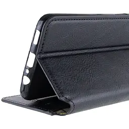 Шкіряний чохол-книжка Getman Cubic PU для Realme 11 4G Чорний - мініатюра 5