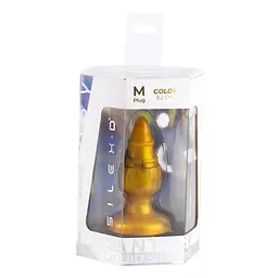 Анальна пробка Silexd Goldy Plug, 9.2 см (золотий) - мініатюра 6