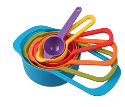 Набір пластикових мірних ложок 6 шт., Kitchen Master 84104