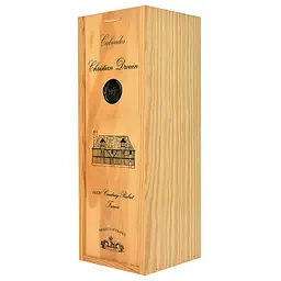 Кальвадос Christian Drouin Calvados 1974, у дерев'яній коробці, 42% 0,7 л - мініатюра 2