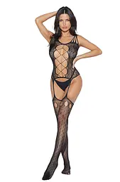 Бодістокінг Bodystocking 2075, black One Size
