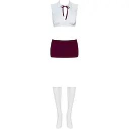 Еротичний костюм Obsessive Student 4 pcs costume S/M - мініатюра 3