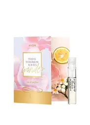 Листівка з пробним зразком Парфумної води Avon ТТА Wonder для Неї, 0,6 мл - мініатюра 1