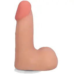 Фалоімітатор Doc Johnson The Realistic Cock ULTRASKYN 5 Inch with Balls Vanilla