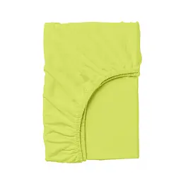 Комплект постільної білизни Cosas євро з простирадлом на резинці LIME CS5 200 x 220 см (Ranfors70_Lime_El160-Lime_200) - мініатюра 7
