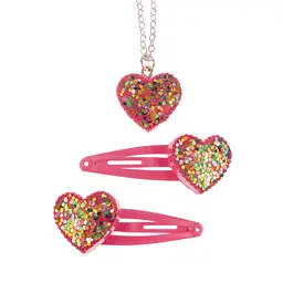 Набір прикрас Great Pretenders Sparkle My Heart рожевий 3 шт. (86074)