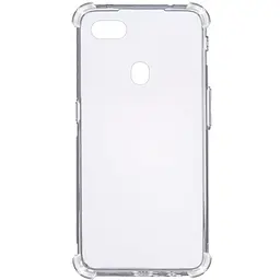 TPU чохол GETMAN Ease logo посилені кути для Oppo A73 (2017) Безбарвний (прозорий)