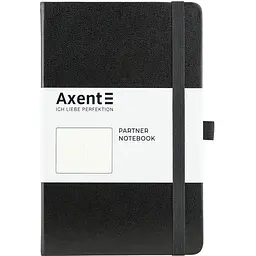 Книга записна Axent Partner 125х195 мм без лініюванням 96 аркушів Чорна (8307-01-A)