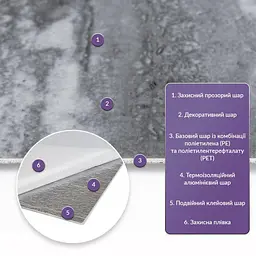 Самоклеюча стінова PET плитка Sticker Wall 600х300х2мм SW-00002326 - мініатюра 2