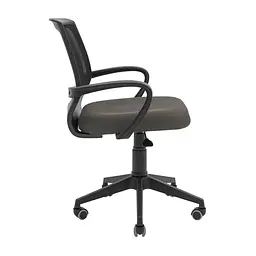 Крісло Richman Стар Комплектація Пластик Механізм Піастра Оббивка Сітка Чорна/Сіра (Сидіння) - мініатюра 3