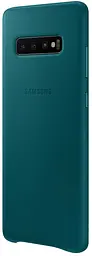 Чохол шкіряний протиударний Leather Cover EF-VG975LGEGRU для Samsung Galaxy S10 Plus (6.4") Green - мініатюра 4