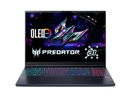 Ноутбук Acer Predator Helios Neo 16S PHN16S-71 16" OLED, Intel U9-275HX, 32GB, SSD1TB, NVIDIA RTX 5070Ti-12, Windows 11 Pro, черный