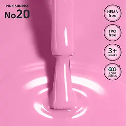 Гель-лак для нігтів 20 Pink Sunrise Shelly 12 мл