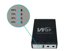 Джерело безперебійного живлення Xoko WGP 8800mAh 5-12V (XK-WGP-8800) Чорний - мініатюра 5
