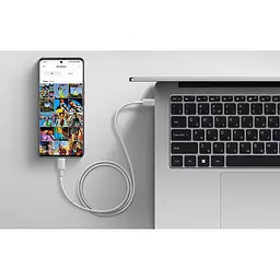 Кабель Xiaomi Braided USB-C to USB-C 6A 1m White (BHR087KGL) [153049] - мініатюра 6