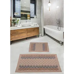 Набір килимків для ванної кімнати Diva Kareli Blue 60 x 100 + 50 x 60