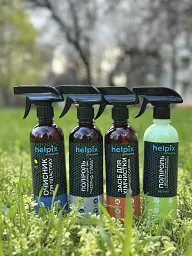 Набір для догляду за авто 4 в 1 HELPIX Professional: очисники та поліролі для салону і шин - мініатюра 2