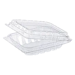 Кришка для харчової упаковки L4-125, на 0.125 кг, 50 шт, 143x96x35 мм, колір прозорий для фасування, зберігання та транспортування